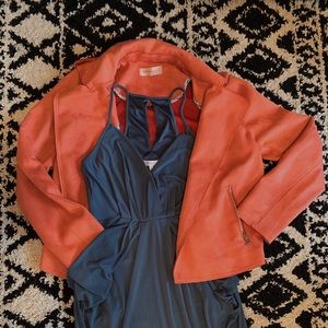 Philosophy suede moto jacket